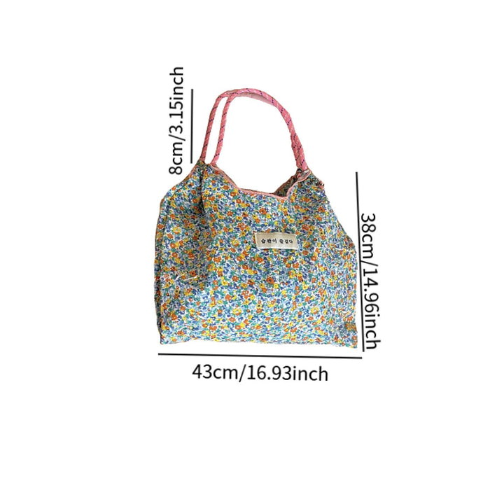 Women Shoulder Bag Handle Bag Pouch Shopping Bag for Outdoor Spring Vacation