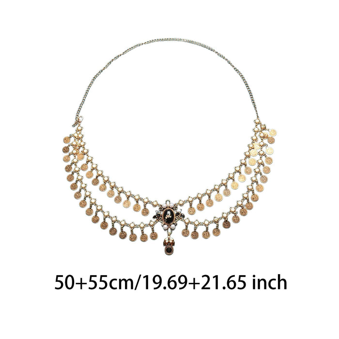 Women Waist Chain Adjustable Metal Lady Belly Jewelry for Party Skirt Summer