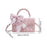 Womens Shoulder Bag Gifts Fashionable Travel Tote Bag for Beach Party Office Pink