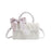 Womens Shoulder Bag Gifts Fashionable Travel Tote Bag for Beach Party Office White