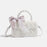 Womens Shoulder Bag Gifts Fashionable Travel Tote Bag for Beach Party Office White