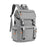 Casual Backpack Fashion Large Capacity Men Daypack for Work Camping Training Grey