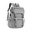 Casual Backpack Fashion Large Capacity Men Daypack for Work Camping Training Grey