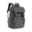 Casual Backpack Fashion Large Capacity Men Daypack for Work Camping Training Deep Grey