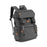 Casual Backpack Fashion Large Capacity Men Daypack for Work Camping Training Deep Grey