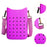 Phone Holder Bag Elegant Soft Holes Shoulder Bag for Outdoor Traveling Sport Purple