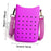 Phone Holder Bag Elegant Soft Holes Shoulder Bag for Outdoor Traveling Sport Purple