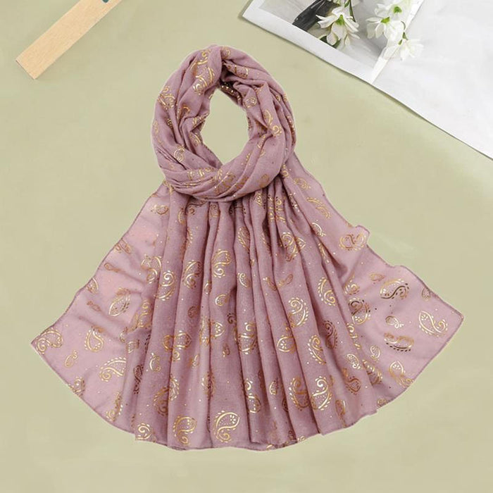 Fashion Scarf for Women Comfortable Elegant Headscarf for Outdoor Activities Red