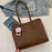 Women PU Leather Tote Bag Shoulder Bag Chic Ladies Pouch Beach High Capacity