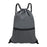 Crofta Drawstring Backpack Stylish Casual Drawstring Bag for Hiking Shopping Street Gray