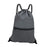 Crofta Drawstring Backpack Stylish Casual Drawstring Bag for Hiking Shopping Street Gray