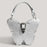 Women Shoulder Bag Purse Lightweight Tote Bag for Outdoor Commuting Vacation Silver