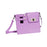 Crofta Crossbody Water Cup Storage Bag Trendy Shoulder Bag for Shopping Work Travel Purple