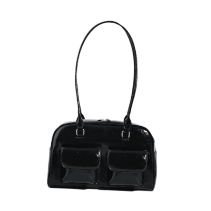 Women Shoulder Bag Portable Top Handle Bag Underarm Bag for Commuting Dating