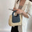 Womens Woven Handbag Fashion Satchel Travel Purse Tote Bag for Holiday