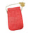 Crofta Woven Small Crossbody Bag Elegant Travel Purse for Shopping Commuting Dating Red