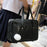 JK Handbag PU Leather Japanese Style Shoulder Bag for Shopping Outdoor Party