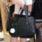 JK Handbag PU Leather Japanese Style Shoulder Bag for Shopping Outdoor Party