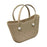 Beach Hole Bag Handbag Waterproof Travel Bag Summer Fashion Beach Basket Bag Khaki