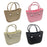 Beach Hole Bag Handbag Waterproof Travel Bag Summer Fashion Beach Basket Bag Khaki