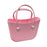 Beach Hole Bag Handbag Waterproof Travel Bag Summer Fashion Beach Basket Bag Pink