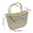 Beach Hole Bag Handbag Waterproof Travel Bag Summer Fashion Beach Basket Bag White