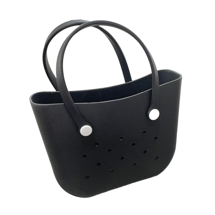 Beach Hole Bag Handbag Waterproof Travel Bag Summer Fashion Beach Basket Bag Black