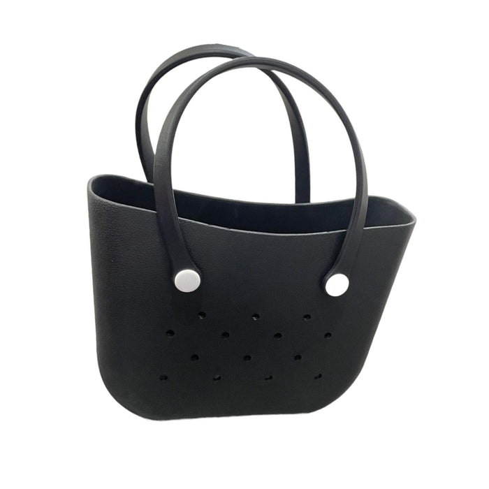 Beach Hole Bag Handbag Waterproof Travel Bag Summer Fashion Beach Basket Bag Black