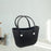 Beach Hole Bag Handbag Waterproof Travel Bag Summer Fashion Beach Basket Bag Black