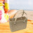 Women Beach Bag Pouch Creative Storage Bag Open Bag for Party Holiday Hiking Khaki