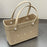 Women Beach Bag Pouch Creative Storage Bag Open Bag for Party Holiday Hiking Khaki