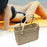 Women Beach Bag Pouch Creative Storage Bag Open Bag for Party Holiday Hiking Khaki