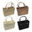 Women Beach Bag Pouch Creative Storage Bag Open Bag for Party Holiday Hiking Khaki