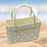 Women Beach Bag Pouch Creative Storage Bag Open Bag for Party Holiday Hiking White