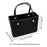 Women Beach Bag Pouch Creative Storage Bag Open Bag for Party Holiday Hiking Black