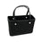 Women Beach Bag Pouch Creative Storage Bag Open Bag for Party Holiday Hiking Black