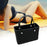 Women Beach Bag Pouch Creative Storage Bag Open Bag for Party Holiday Hiking Black