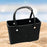 Women Beach Bag Pouch Creative Storage Bag Open Bag for Party Holiday Hiking Black