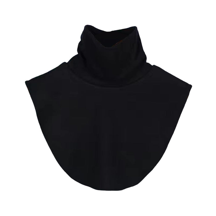 Crofta Women Turtleneck Dickey High Neck Mock Collar for Street Daily Outings Dates Black