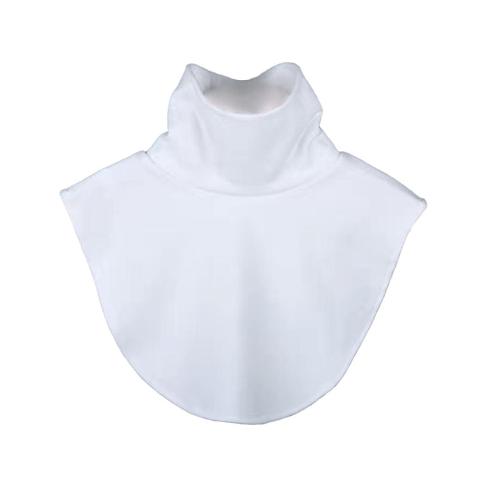 Crofta Women Turtleneck Dickey High Neck Mock Collar for Street Daily Outings Dates White