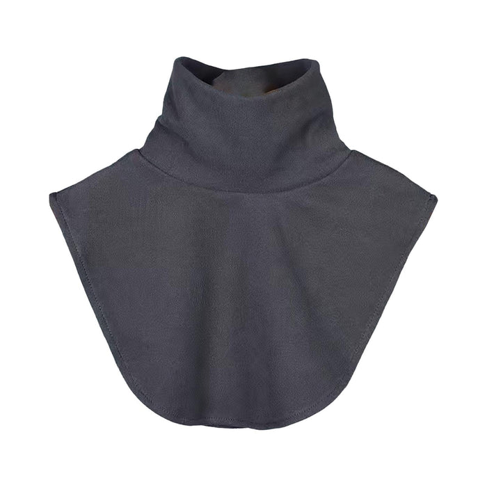 Crofta Women Turtleneck Dickey High Neck Mock Collar for Street Daily Outings Dates Dark Gray