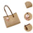 Tote Bag for Women with Zipper Fashion Casual Shoulder Purse Travel Tote Bag