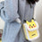 Plush Crossbody Bag Small Stylish with Adjustable Strap Cartoon Shoulder Bag Yellow