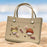 Beach Bag Creative Supplies Portable Pouch Beach Tote for Travel Party Khaki