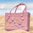 Beach Bag Creative Supplies Portable Pouch Beach Tote for Travel Party Pink