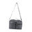 Crofta Men Shoulder Bag Casual Zipper Fashionable Pouch for Running Shopping Hiking Gray