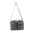 Crofta Men Shoulder Bag Casual Zipper Fashionable Pouch for Running Shopping Hiking Gray