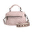 Crofta Women Shoulder Handbag Stylish Portable Lady Bag for Commuting Events Street Light Pink