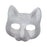 Crofta Fox Mask Cosplay Prop Costume Accessory for Dancing Party Carnival Halloween Silver