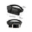 Belt Bag Small Chest Bag Fashion Portable Multipurpose PU Leather Fanny Pack S Black